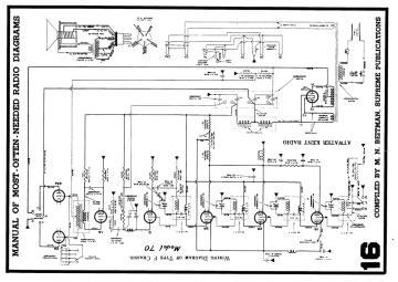 Atwater Kent 70 schematic circuit diagram